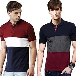leotude Men's Cotton Regular Fit Polo T-Shirt-picture-45