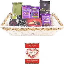 SFU E Com Creamy Premium Chocolates For Your Loved Once | Valentine Chocolate With Love Greeting Card | Valentine Chocolate Hamper | 519-picture-35