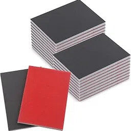 LOUZAGO 20 Pcs 800 Grit Sanding Sponge, Wet Dry Sanding Block Sandpaper Sponge, Soft Foam Sand Block Washable & Reusable Sanding Pads for Metal Wood Drywall Polishing image 1