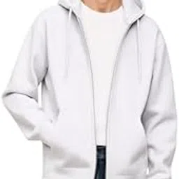 lion look Men's Full Zipper Plain Pullover,|Cotton Fleece Casual & Office Outfit Full Sleeve Stylish Sweatshirt for Men-S-picture-10