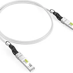 [White] Colored 10G SFP+ DAC Cable - Twinax SFP Cable for Cisco SFP-H10GB-CU0.5M, Ubiquiti, D-Link, Supermicro, Netgear, Mikrotik, ZTE Devices, 0.5-Meter-picture-30