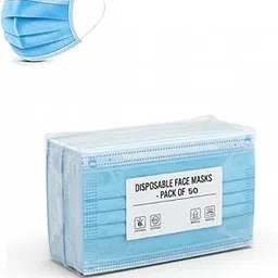 MDSS™ Blue Disposable Face Mask | 3 Layer Protection | Pack of 50 | Breathable & Comfortable-picture-14