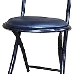 iyb IYB®Folding Chair– Heavy Duty 20-inch Collapsible Padded Round Folding Chair for Dorm, Rec Room, Bar, Kitchen or Gameroom (Black)-picture-46