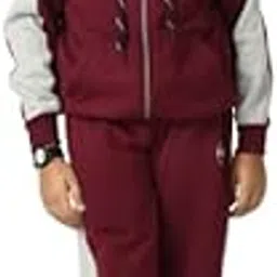 SHOPMORE Boys Winter Tracksuit | Hood Jacket & Track Pant Set | Kids Tracksuit-picture-16