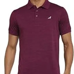 american crew Active wear Kooltex Polo Neck T-Shirt for Men with Moisture Management Properties-picture-32