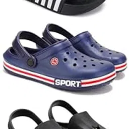 drackfoot Lightweight Classic Slider || Sandals with Clogs for Men-Combo(3)-3024-3015-3135-picture-30