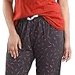 attempt Women's Night Suit Set for Women, Lounge Wear, Printed Top and Pyjama Set for Women Nightwear/Loungewear/Night Dress for Women Knitted T-Shirt -Pyjama-picture-42