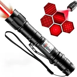 Climberty® Powerful Red Laser Pointer, Long Range 10000m Beam Laser Light, USB Rechargeable with 8 Star Patterns, Waterproof Aluminum Alloy for Stargazing, Hiking, Teaching, Construction (Red)-picture-29