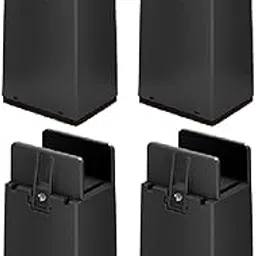 ATORSE 4Pcs Bed Risers Fit Furniture Thickness 0.39-1.45Inch for Couch Office Chair Black Plate Clamp|Home & Garden|Furniture|Beds & Mattresses|Bed & Waterbed Accessories-picture-62