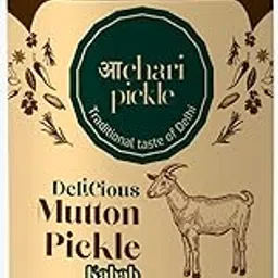 Achari Pickles Homemade Sour & Spicy Kabab Mutton Pickle (400 GM) Delhi/North Style-Unique Kabab Pickle(Non Veg Pickle)-picture-10