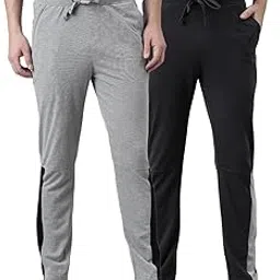 force nxt Super Combed Cotton Mens Pack of 2 Solid Track Pant-picture-16