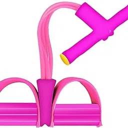 Decdeal Four Tube Home Rope Pedal Exerciser Tractor Elastic Calf Rope Sit-ups Abdomen Leg Tensioner Foot Puller-picture-15