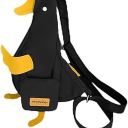 Duck Shoulder Bag Adjustable Shoulder Strap Cute Purse for Gym Women Walking black-image-5