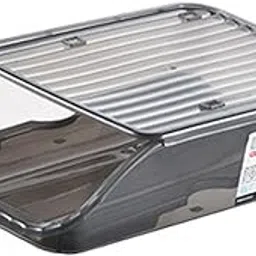 Automatic Rolling Egg Box Container Egg Holder for Kitchen Household Black-image-31