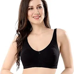 fabme Mastectomy Cancer Pocket Bra with One Micro Fiber Filled Adjustable Pad | Cotton Full Coverage Bra-picture-10