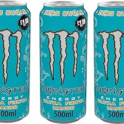 Monster Energy Drink Ultra Fiesta Mango Zero Sugar Energy Drink, 500ml Can, Pack of 3 (Product Of USA)-picture-14