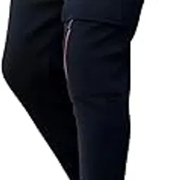 Men’s Cotton Joggers | 4-Pocket Track Pants with Cargo & Zip Pocket | Regular Fit Sweatpants for Gym, Running & Casual Wear-picture-51