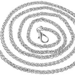 Enakshi® 2x120cm Twist Metal Chain Handbag Purse Strap DIY Bag Accessories Silver|Clothing, Shoes & Accessories | Womens Handbags & Bags | Handbag Accessories-image-1