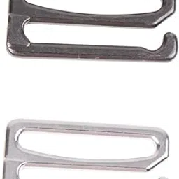 nuobesty Belt Buckle Bra Cross Back Clips Swimsuit Straps Hook Metallic Swimsuit Bra Strap Hook Hooks Bra Strap image 1