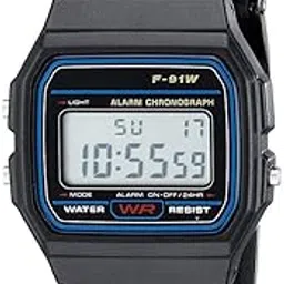 cloudwood Digital Vintage Square Black Dial Unisex Wrist Watch for Men & Women -W71-picture-25
