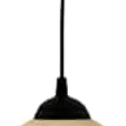Zsquarehp Glass E27 Holder Hanging Pendant Ceiling Light Lamp For Dining Room, Bedroom, Living Room, Bar, Restaurants, Study Room Hotel (Bulb Not Included) Pack 1-image-3