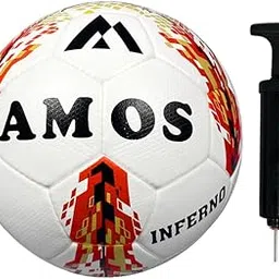 AMOS Inferno Jett (Size 5) Football with Pump-picture-47