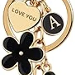 flavizo Black Handbag Keychain for Girls, Cute Key Chain for Bag, Stylish Key Chains for Women, Aesthetic Keychains for Girls, Durable Decorative Key Ring Accessory-picture-33