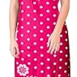 Women's Soft Cotton Nightwear Comfortable Sleepwear Long Maxi Dress Floral Printed Gown Nighties for Ladies and Girls-picture-40