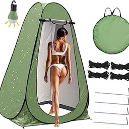JAZZY PEARLS® Shower Tent Sturdy Beach Sun Protection Privacy Tent for Hiking Fishing-Sporting Goods-Outdoor Sports-Camping & Hiking-Tents & Canopies-Tents-image-0