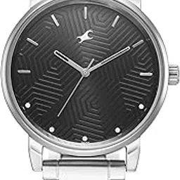 fastrack Stunners Analog Mens Black Dial Metal Strap Watch for Guys-3278SM05-picture-34