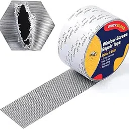UB Unity Brand Mosquito net patch repair Tape, Window Screen Repair Tap, Strong Adhesive & Waterproof Window Mosquito net Covering Mesh Tape for Door Tears Holes Screen Patch Repair (200Cm X 5CM)-picture-23
