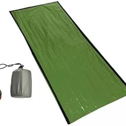 JAZZY PEARLS® 6xOutdoor Thermal Sleeping Bag Emergency Survival Blanket Green + Bag-Sporting Goods-Outdoor Sports-Camping & Hiking-Outdoor Sleeping Gear-Sleeping Bags-image-59