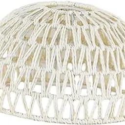 CALANDIS Paper Rope Lampshade Woven Pendant Lampshade for Outdoor Cafe Kitchen Island 290mmx160mm | Lamp Shades-image-11