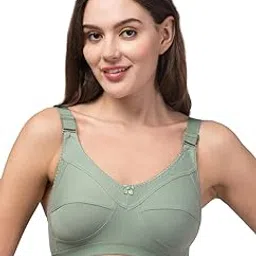 cinoon Full Coverage Minimizer Bra for Heavy Bust, Superior Cotton Stretch Fabric, Wider Straps, No Spill Support-picture-43