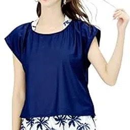 teddy TeddyShop hys1618 Women's Swimsuit, Body Cover, Tankini, 4-piece Set, Adult Bikini, Tank Top, Short Pants, T-shirt, Rash Guard, Mom Swimsuit-picture-26