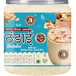 Brew Lab Premium Thandai Powder With Badam, Pista And Elaichi Bits-500 g-image-29