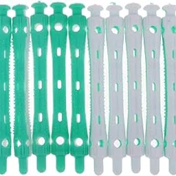 HEAVENGLOW 2x12x Hair Curler Clamps Hairdreser Perm Rods Hair Styling DIY Tool 7 x 0.8cm | Hair Care & Styling-picture-27