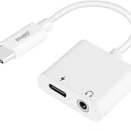 BRANKO 2 in 1 Type C to 3.5 mm Headphone Jack and Type C Charging Jack Adaptor.-image-25