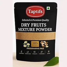 Taptifs Dry Fruits Mixture Powder – 100% Natural, Preservative-Free Nutrient-Rich Blend with Almonds, Cashew Nuts, Walnuts, Pistachios & Dates –Quality Healthy Superfood Powder (500 grams, Dry Fruit)-picture-29