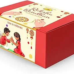 TwoHands Rakhi Gift Box | 6 Inclusions Combo | Fabeato Banana Chips, Snacks, Candle, Jain Dhoop, Rakhi, Rice & Sindoor | Festive Rakhi Set for Celebrations & Gifting-picture-26