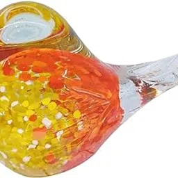CALANDIS Unique Mini Glass Bird Figurine Art for Restaurant Office Tabletop Decor Red | Plant Stands | Garden D?©cor-picture-42