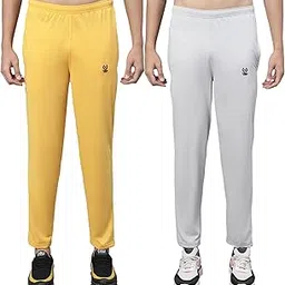mack jonney Regular fit Cotton Trackpant for Men (Pack of 2)-D10_YEL_L.Gry_02-P-picture-34