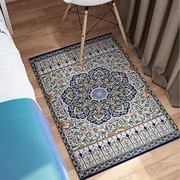 Rangoli English Contemporary Design Indoor Floor Rug | Carpet for Bedroom Under Dining Table Home Office House Decor - Anti Skid Carpet (2 x 3 ft)-picture-54