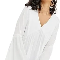 styli Women's Solid Regular Fit Tops-picture-22