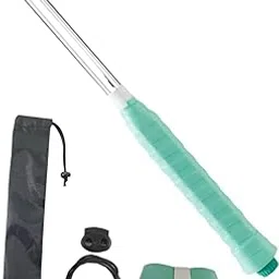 CALANDIS Badminton Racket Swing Trainer Exercise Fitness Badminton Swing Training Aid Green | Badminton-image-28