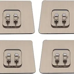 Air Son 6 PCS Self Adhesive Wall Hook Seamless Stickers Wall-Mounted Super Strong PVC Waterproof Big Adhesive Heavy Duty Magic Sticky Punch Free No Drill Utility Hooks-picture-32