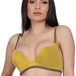 luissa Women's Ultimate Push Up Bra, Black with Nude Straps, Padded Underwire Demi Cup, Adjustable Comfort Support, Special Occasion-picture-10