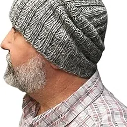 Mens Grey Cap | Handmade | Pure Wool-image-0
