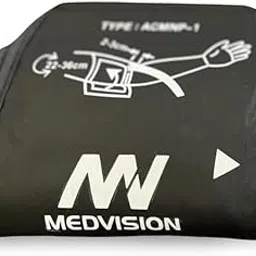 Digital Bp cuff for blood pressure monitor, spare cuff, replacement cuff, with tube compatible with most digital bp (L (Compatible with Omron BP model 7156/7361T))-image-0