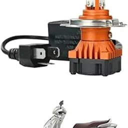 LOVMOTO Universal 40W Powerful Super Bright H4 LED Headlight Bulb for Bike Scooter LED Light for Bike Fan for Fast Cooling Aluminum Body Bike LED Light Comfortable With Avia-tor-picture-23